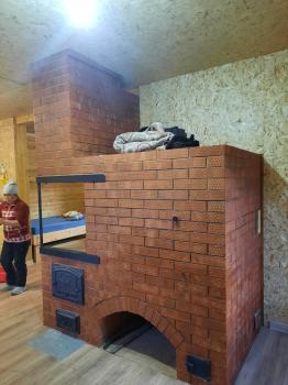 Новый гостевой дом 8 мест печка со спальным местом