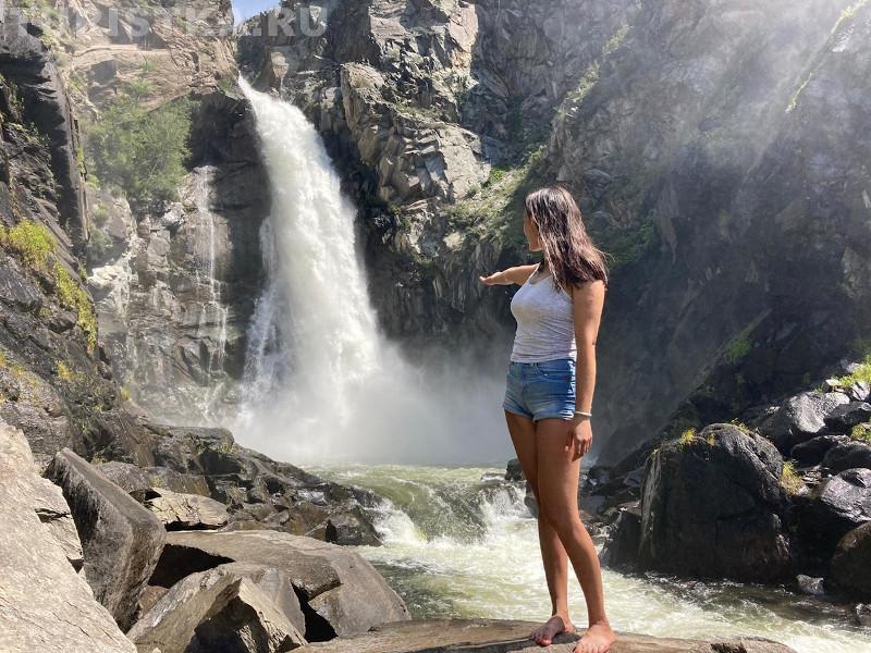 Водопад Куркуре на Алтае