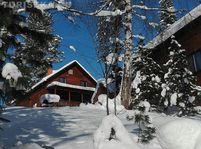 Гостевой дом «Дярык» зимой