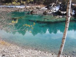 Горный Алтай : Голубое озеро : Бесподобный бирюзовый цвет!