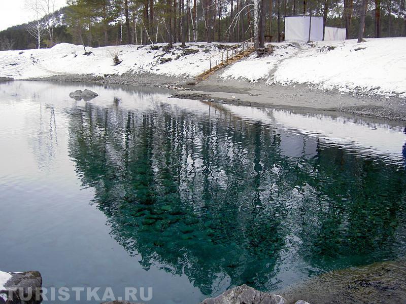 Голубое Озеро зимой