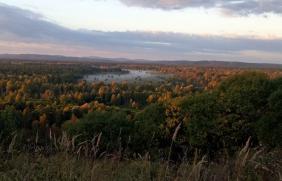Фотоконкурс Золототая осень на Алтае 2018. Вид с перевальчика на дороге Бийск-Турочак в районе Усть-Куют