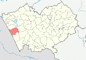 Ключевский район на карте Алтая