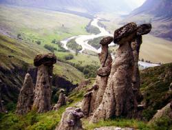 Активные туры на Алтай : Турклуб Место силы : Каменные грибы