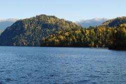 Золотая осень на Алтае : Турачакский р-он, Телецкое озеро
