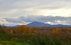 Золотая осень на Алтае : Гора Бабырган