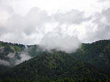 Горный Алтай : Облака на горах