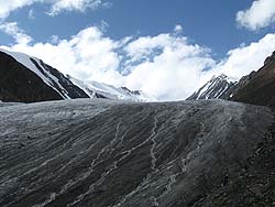 Горный Алтай : Алтаеведение : Ледник Большой Актру Левый