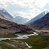 Горный Алтай : Ледники и озера Южно-Чуйского хребта (лето 2007) : Долина реки Чаган.
