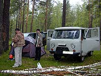 Автопробег по Горному Алтаю (май 2006) : Утро первого дня