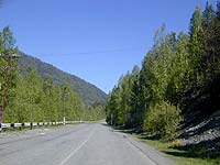 Автопробег по Горному Алтаю (май 2006) : Чуйский тракт в районе Усть-Семы