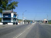 Автопробег по Горному Алтаю (май 2006) : КПП перед Маймой