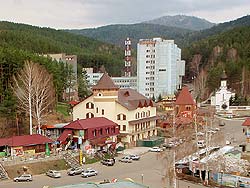 Алтай город-Курорт Белокуриха : Центр курортной зоны города Белокуриха