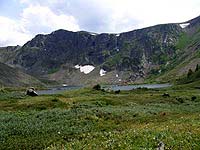 Горный Алтай : Поход от Чемала до Телецкого (лето 2007) : Озеро на Угуле
