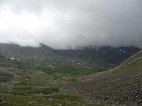 Горный Алтай : Поход от Чемала до Телецкого (лето 2007) : Альбаган в облаках