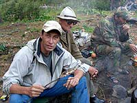 Горный Алтай : Поход от Чемала до Телецкого (лето 2007) : Хариус. Сам запек - сам и ем