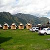 Горный Алтай : Кемпинг Лазурный Берег в селе Чемал : Двухместные летние домики