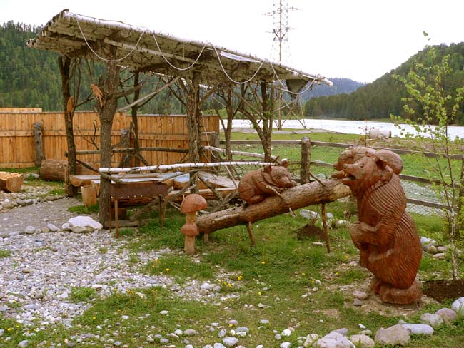 Фотографии : Горный Алтай, озеро Телецкое : Турбаза Золотая Рыбка ...