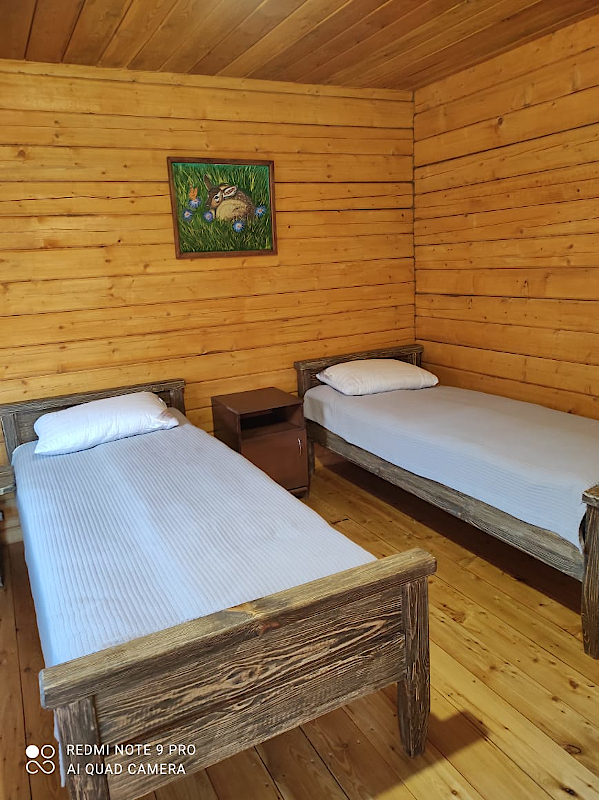 3-х местный домик с односпальными кроватями