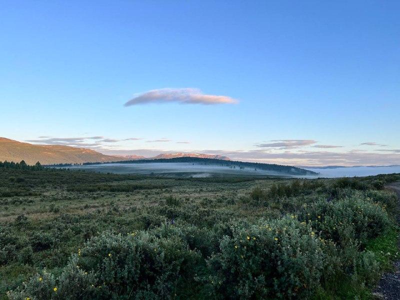 По дороге к базе отдыха "Кёк-Кёль