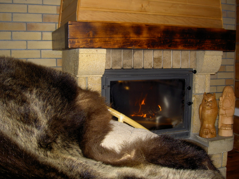 Комната с камином (1 этаж)