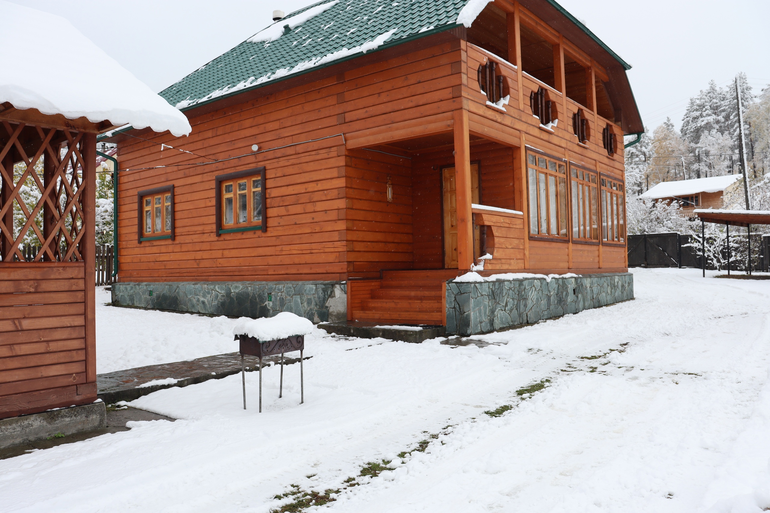 Дом с камином до 10 чел.