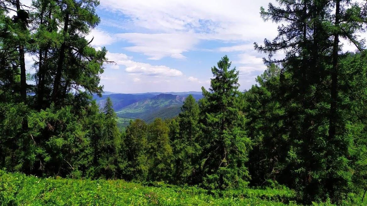 Экскурсии от Усадьбы Алтын-Тура. Вид с перевала недалеко от села