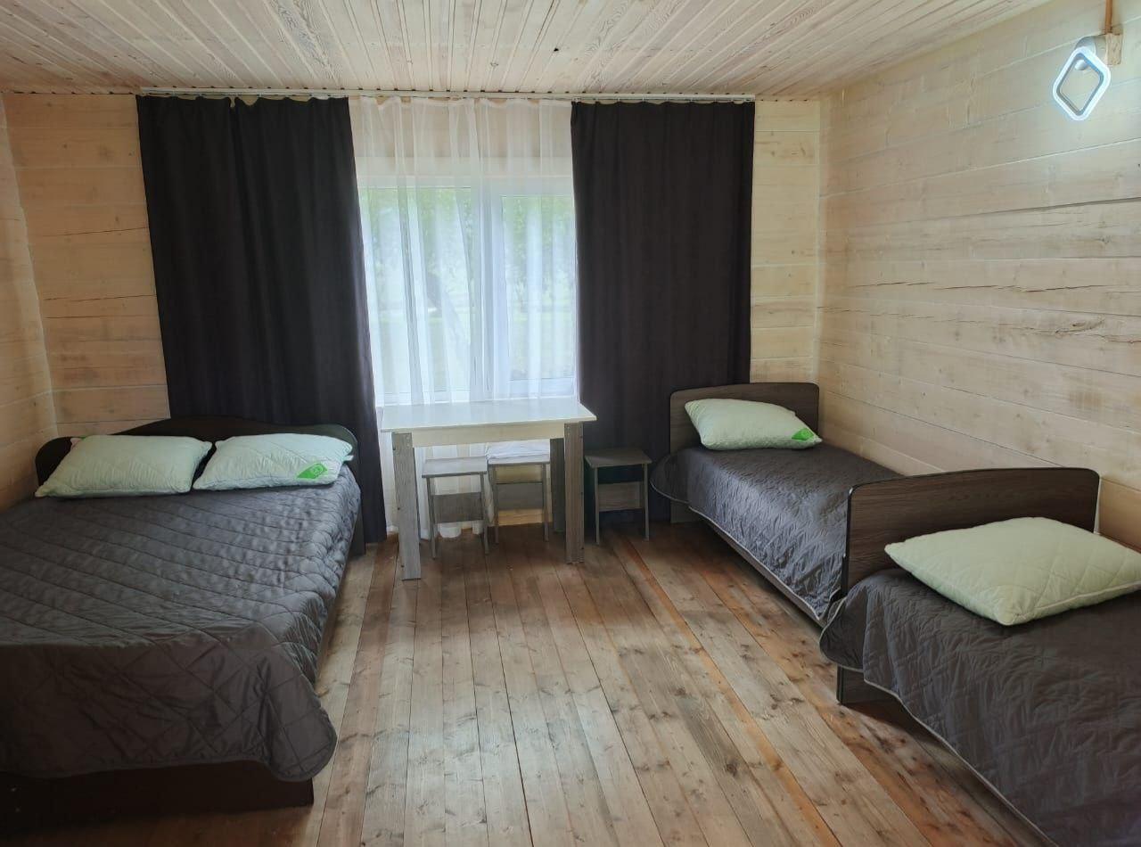 Четырехместный домик нового образца