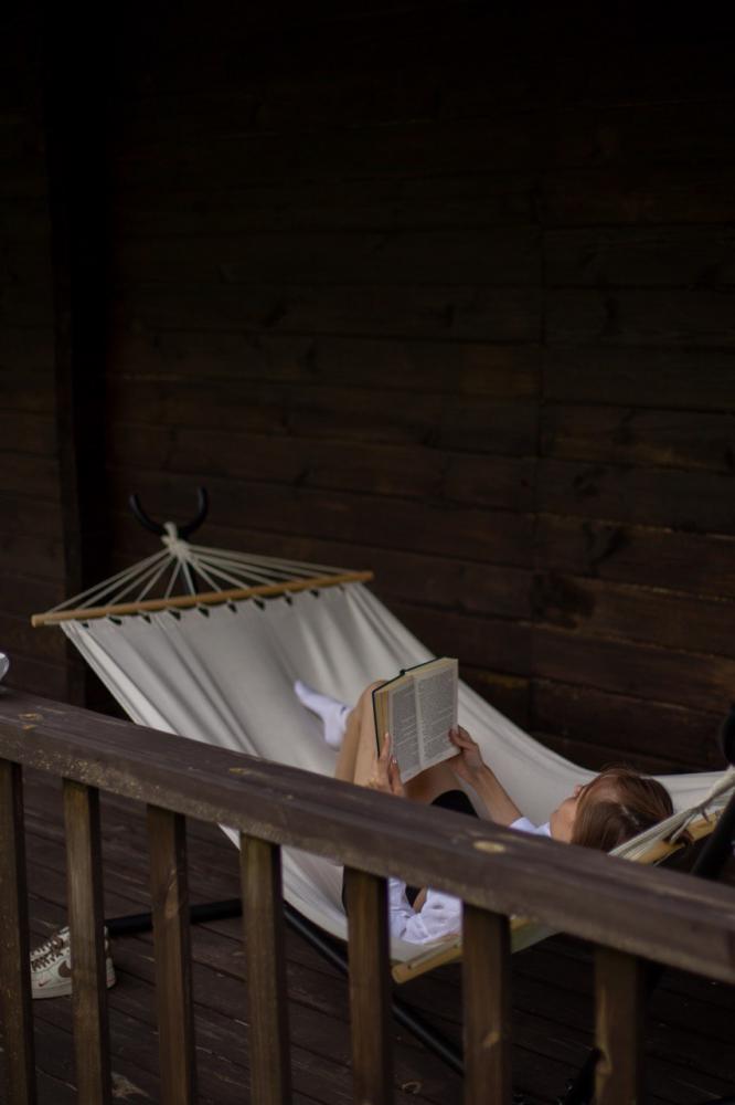 Гамаки на террасе