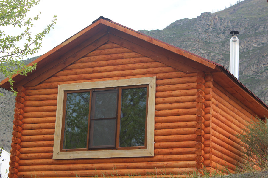 Бревенчатый дом