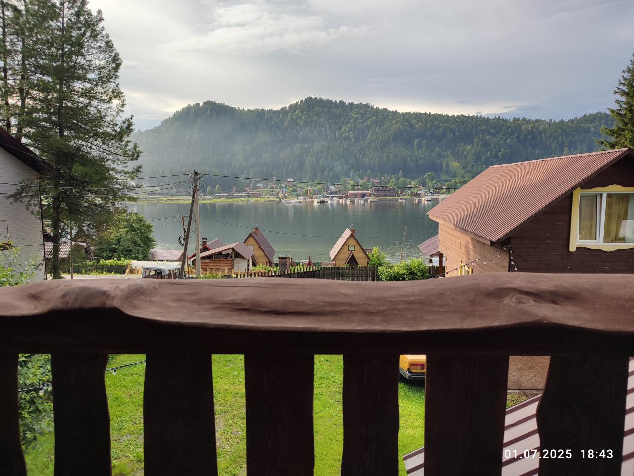 Кедровый дом вид с балкона