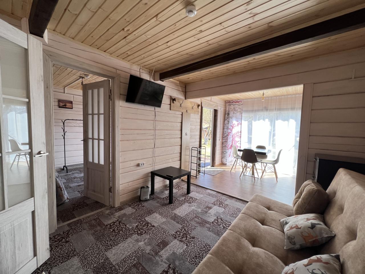 4-хместный домик с кухней-гостиной и спальней