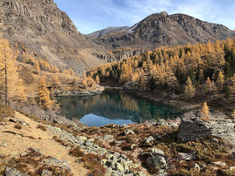 Горное озеро Кош-Агачский район