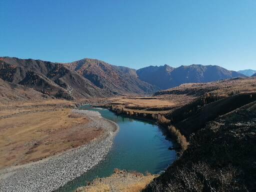 Катунь осенью 