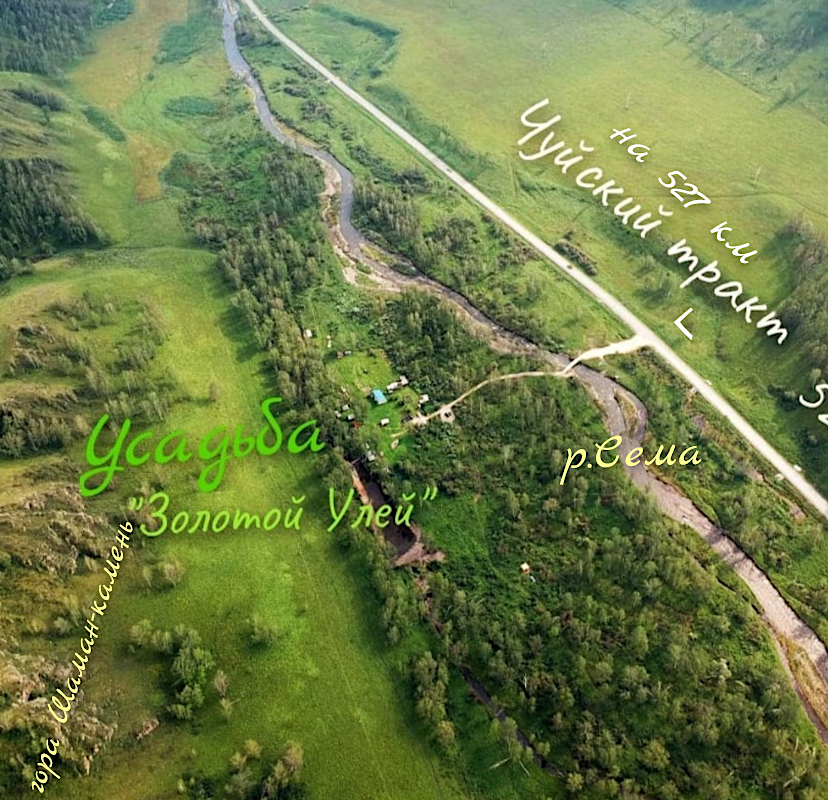 Расположение усадьбы «Золотой Улей»