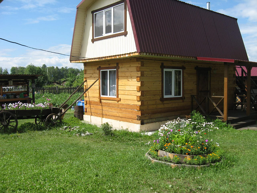 Домик с мансардой