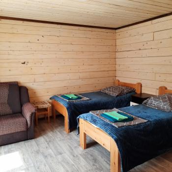 Домик кедровый, отдельностоящий 2-3-местный