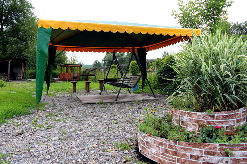 На территории