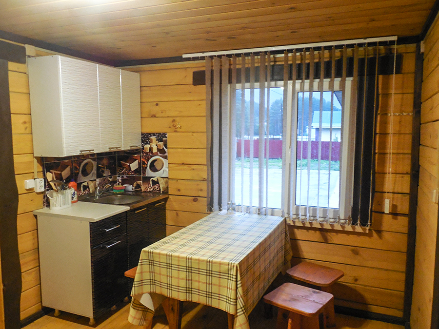 Кухонная зона, Дом Люкс2