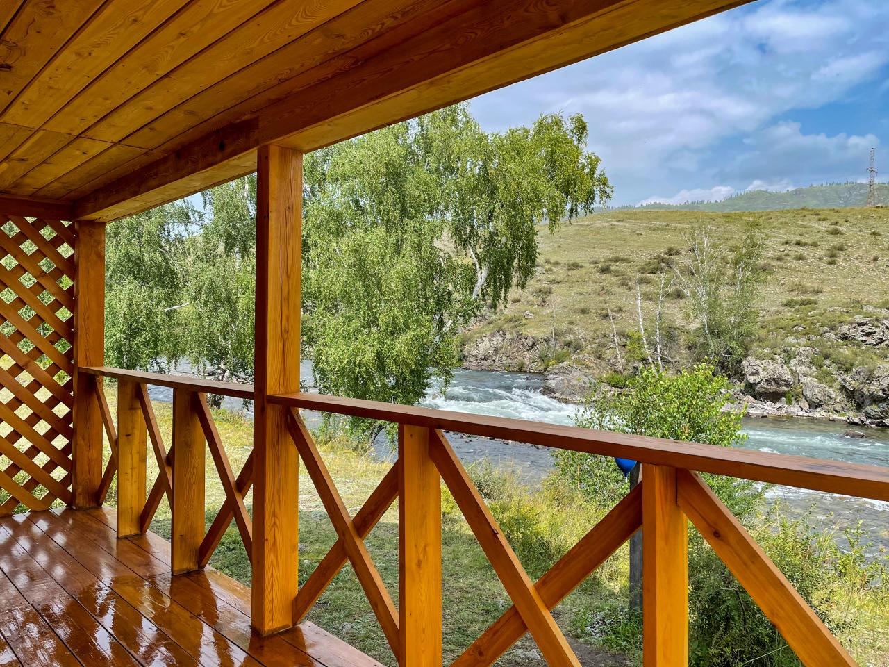 Вид с веранды 