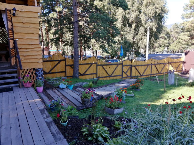 Горный Алтай база домики