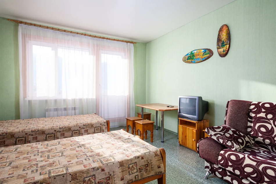 Номер с удобствами на этаже