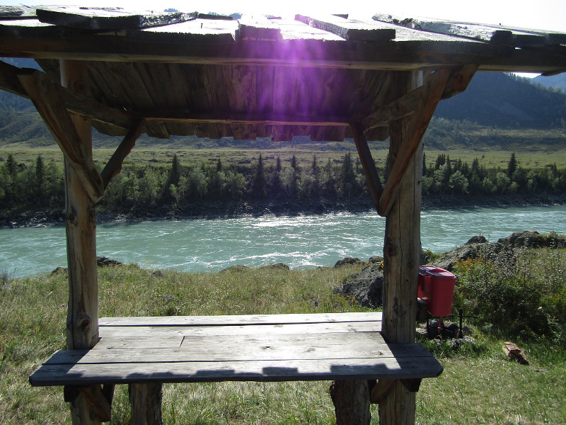 Турстоянка "Айры-Таш" у реки Катунь Горный Алтай