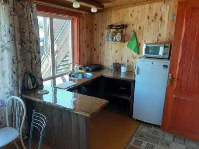 Семейный номер с видом на озеро, кухня