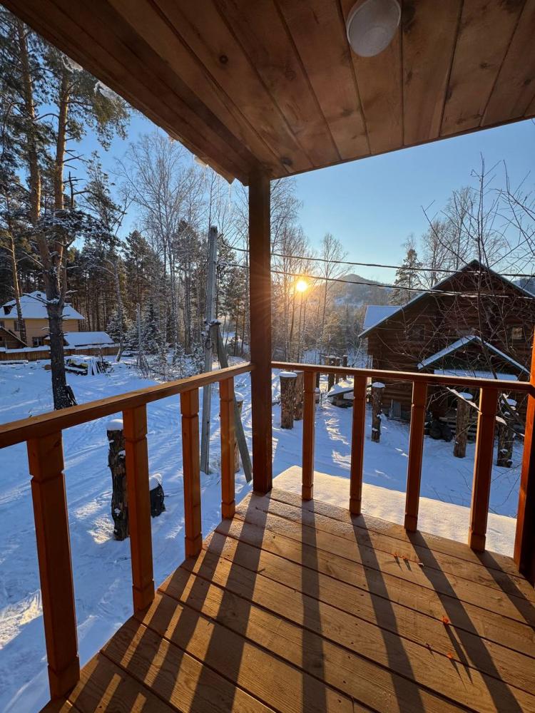 Номер в Кедровом коттедже на берегу реки Катунь