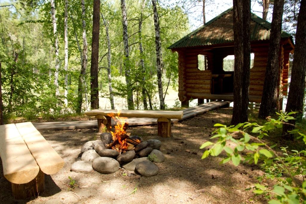 Дом Бунгало в зоне V.I.P у реки Катунь