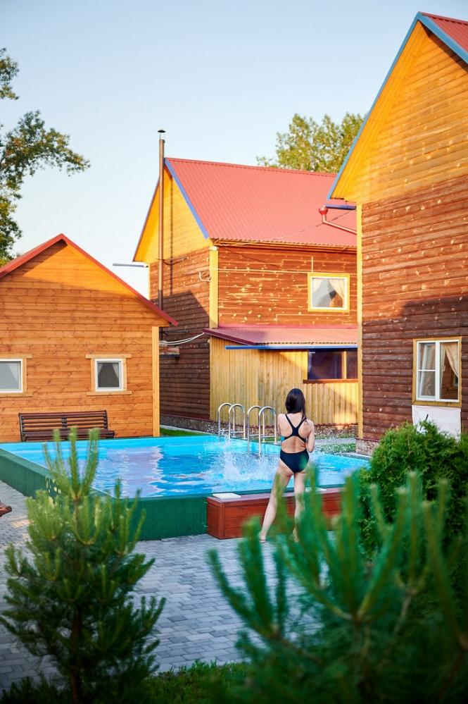 Турбаза "Золотой ключик" Горный Алтай с бассейном