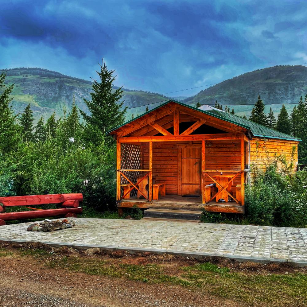 А3 (Аил-хан) четырехместный  дом с душем и санузлом