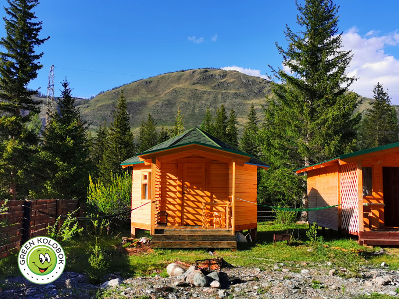 А2 двухместный аил с душем - фасад