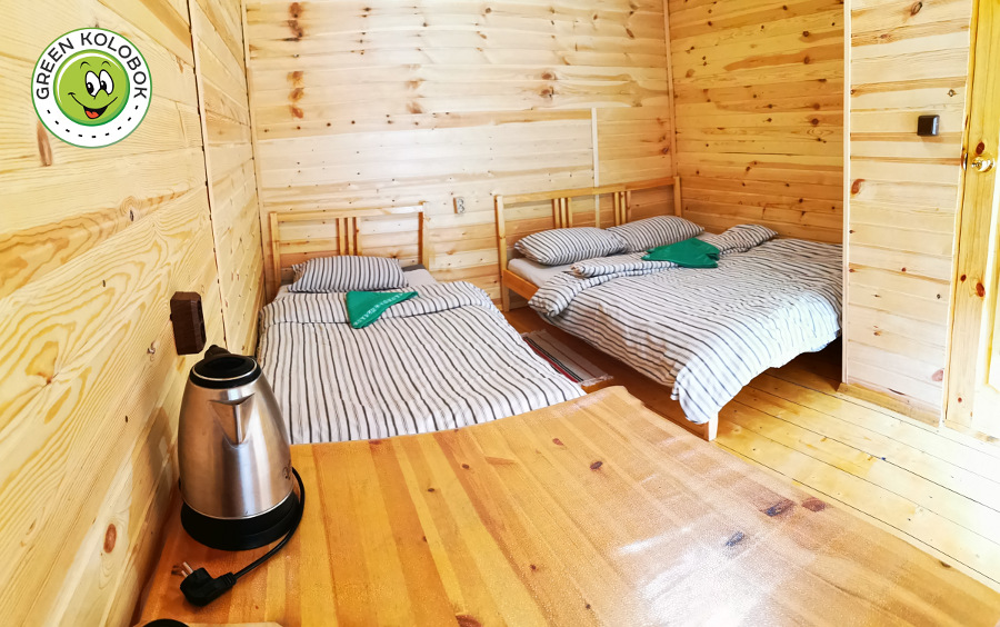 Д4 трехместный домик с унитазом